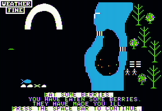 Raft Away River Screenshot 10 (Apple II)