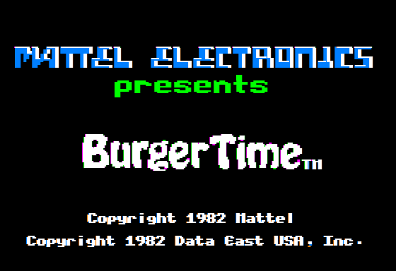 BurgerTime Screenshot