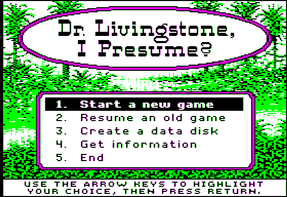 Dr. Livingstone, I Presume Screenshot