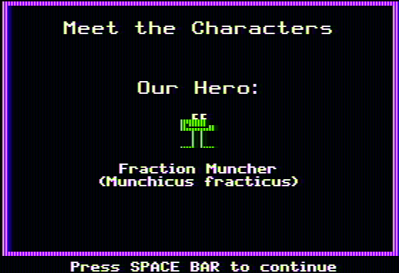 Fraction Munchers Screenshot 12 (Apple II)