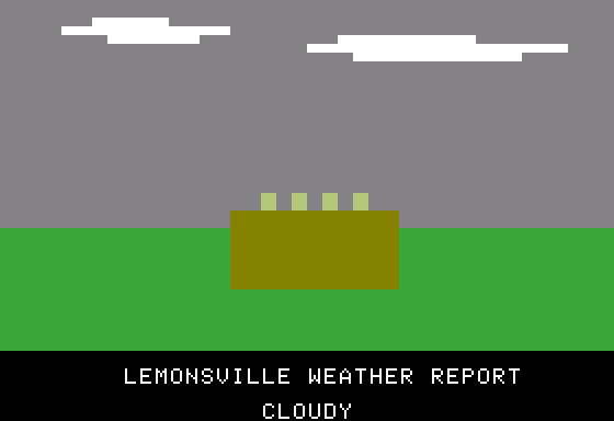 Lemonade Stand Screenshot 5 (Apple II)