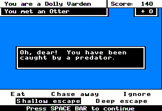 Odell Lake Screenshot 9 (Apple II)