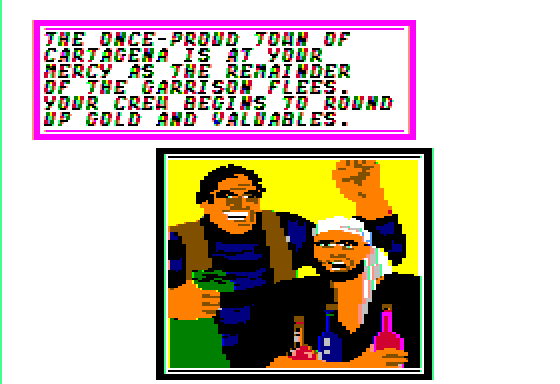 Sid Meier's Pirates! Screenshot 17 (Apple II)