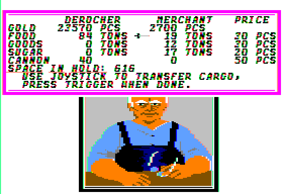 Sid Meier's Pirates! Screenshot 25 (Apple II)