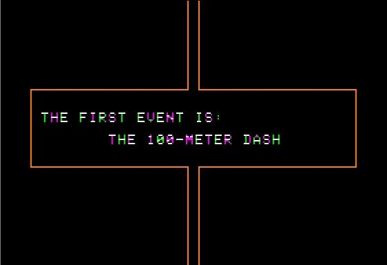 Olympic Decathlon Screenshot 11 (Apple II)