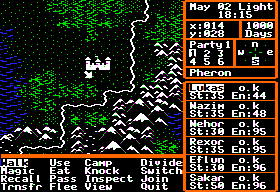 The Magic Candle: Volume 1 Screenshot 7 (Apple II)