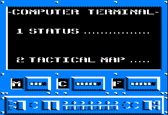 Infiltrator Screenshot 11 (Apple II)