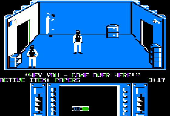 Infiltrator Screenshot 16 (Apple II)