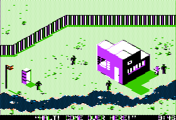 Infiltrator II: The Next Day Screenshot 10 (Apple II)