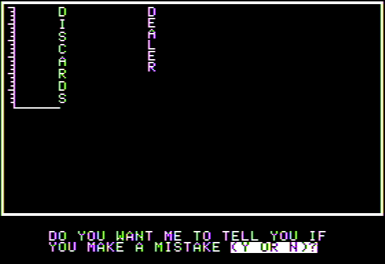 Advanced Blackjack Screenshot 6 (Apple II)