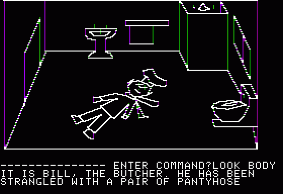 Mystery House Screenshot 13 (Apple II)