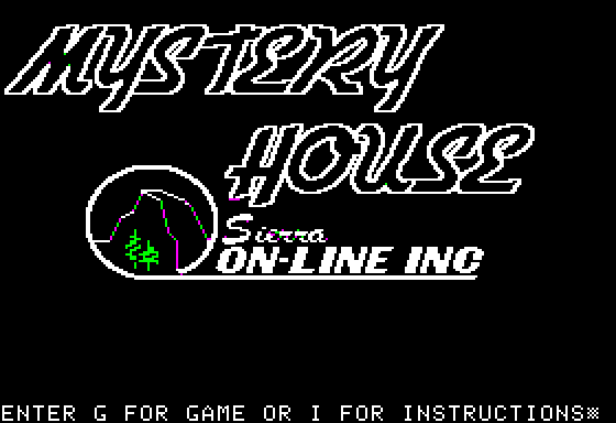 Mystery House Screenshot 22 (Apple II)