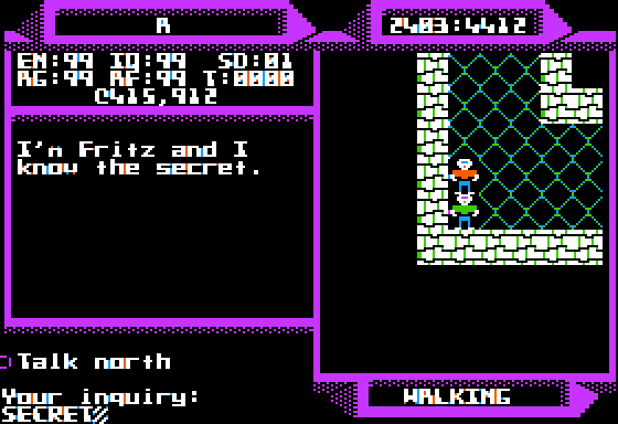 2400 A.D. Screenshot 5 (Apple II)