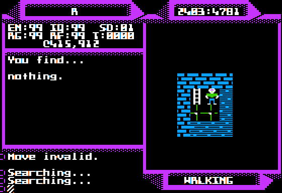 2400 A.D. Screenshot 6 (Apple II)