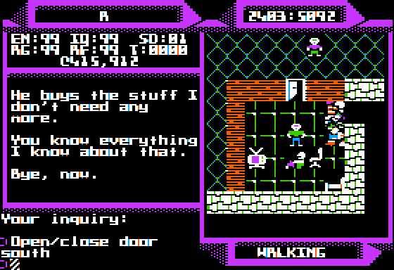 2400 A.D. Screenshot 8 (Apple II)