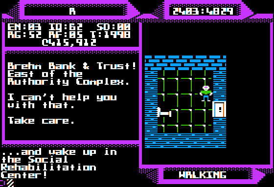 2400 A.D. Screenshot 13 (Apple II)