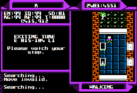 2400 A.D. Screenshot 16 (Apple II)