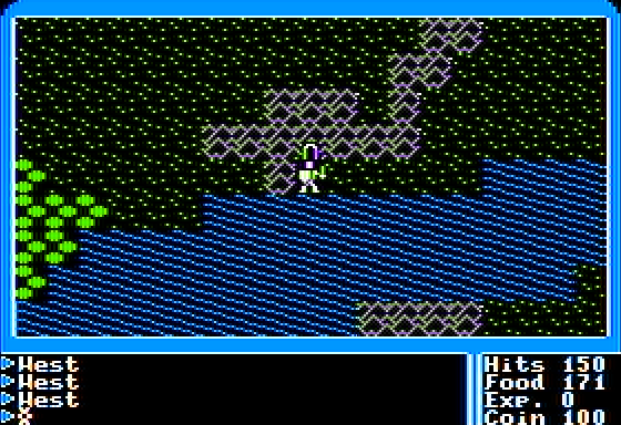 Ultima I: The Beginning Screenshot 5 (Apple II)