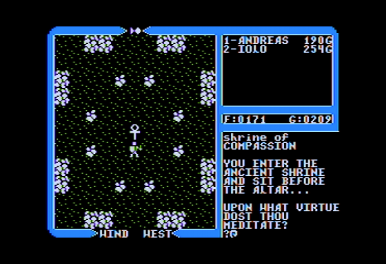 Ultima IV: Quest Of The Avatar Screenshot 9 (Apple II)