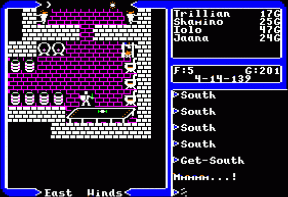 Ultima V: Warriors Of Destiny Screenshot 5 (Apple II)