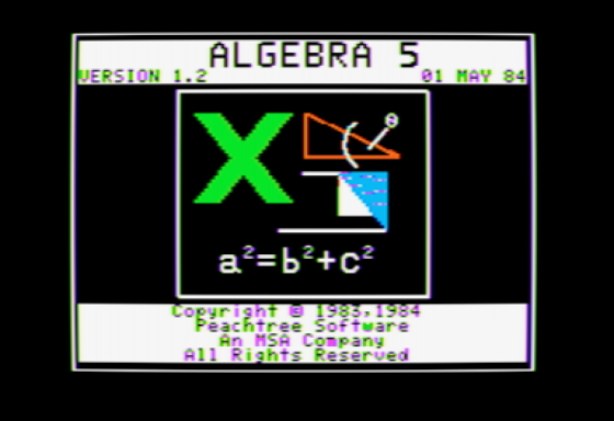 Algebra Volume 5 Screenshot