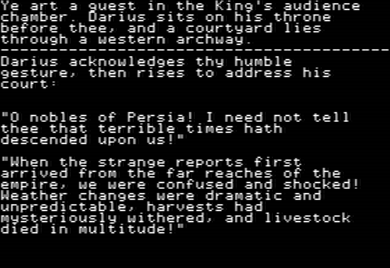 Talisman: Challenging The Sands Of Time Screenshot 5 (Apple II)