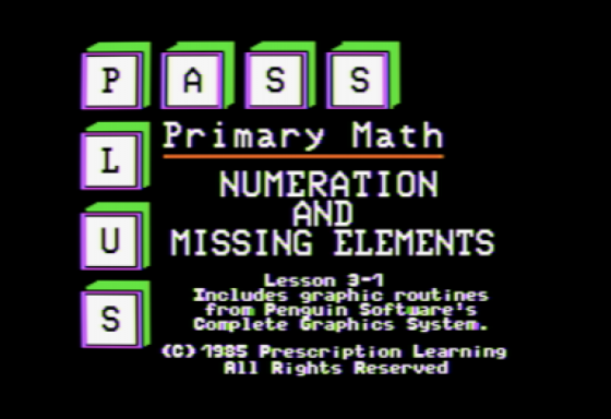 Numeration and Missing Elements Screenshot