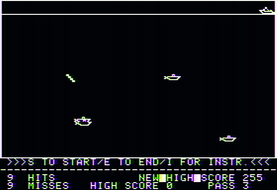 Depth Charge Screenshot 5 (Apple II)