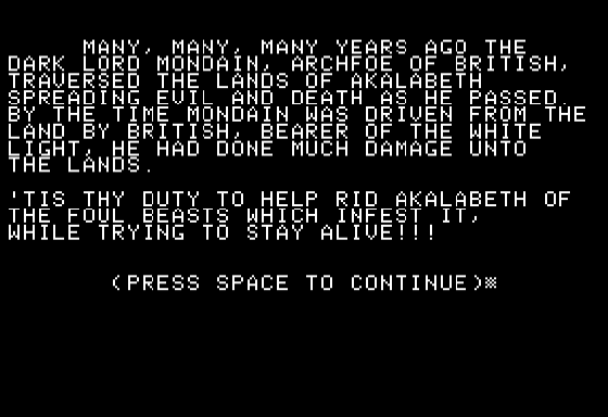 Akalabeth World Of Doom Screenshot 9 (Apple II)