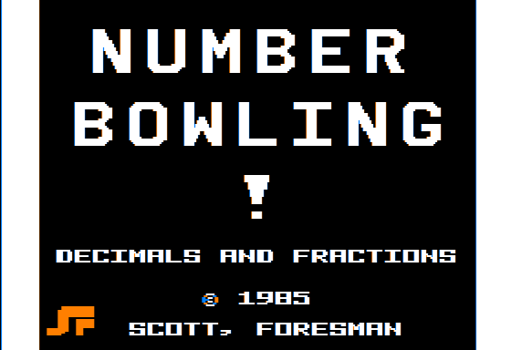Number Bowling: Decimals And Fractions Screenshot
