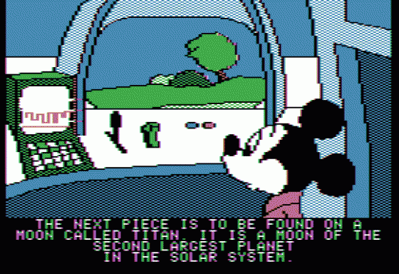 Mickey's Space Adventure Screenshot 6 (Apple IIc)