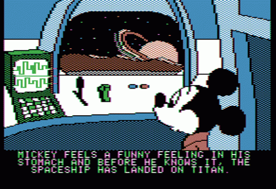 Mickey's Space Adventure Screenshot 8 (Apple IIc)