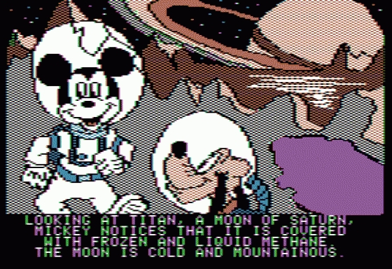 Mickey's Space Adventure Screenshot 9 (Apple IIc)