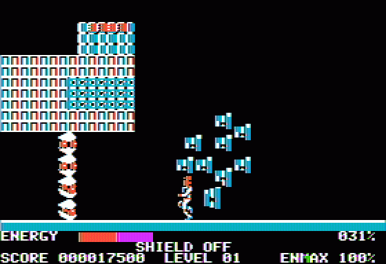 Thexder Screenshot 9 (Apple II)