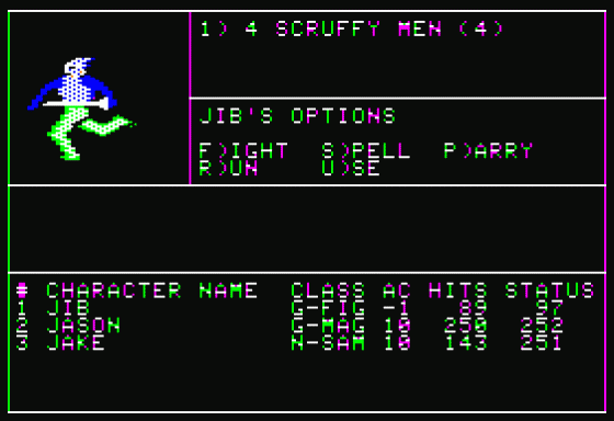 Wizardry: Proving Grounds Of The Mad Overlord Screenshot 5 (Apple II)