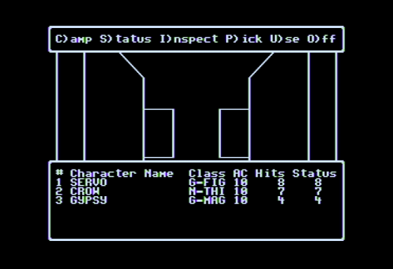 Wizardry V: Heart Of The Maelstrom Screenshot 5 (Apple II)