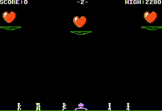 Buzzard Bait Screenshot 5 (Apple II/IIc)