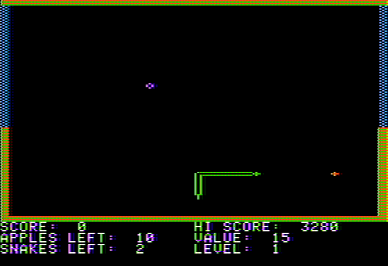 Snake Byte Screenshot 11 (Apple II)