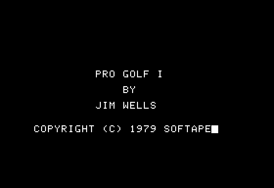 Pro Golf I