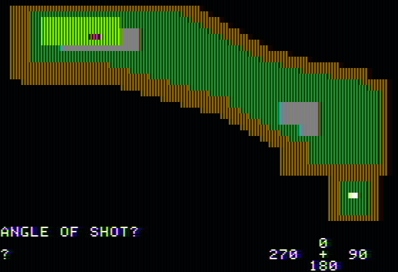 Pro Golf I Screenshot 10 (Apple II)