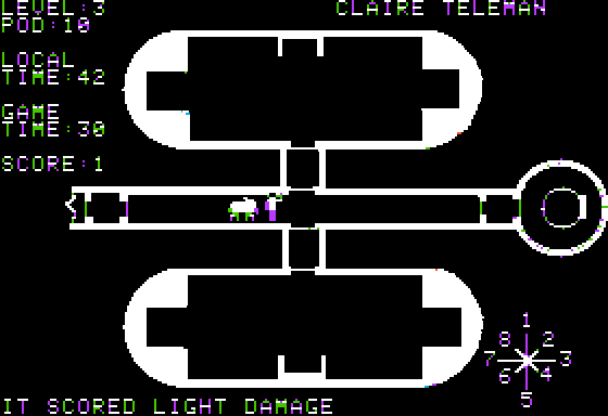 The Wreck Of The BSM Pandora Screenshot 8 (Apple II)