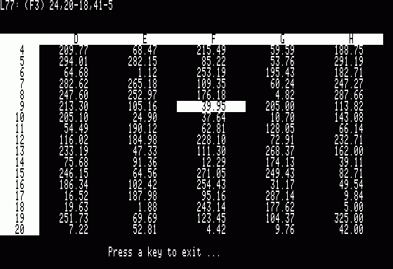 GATO Screenshot 23 (Apple II)