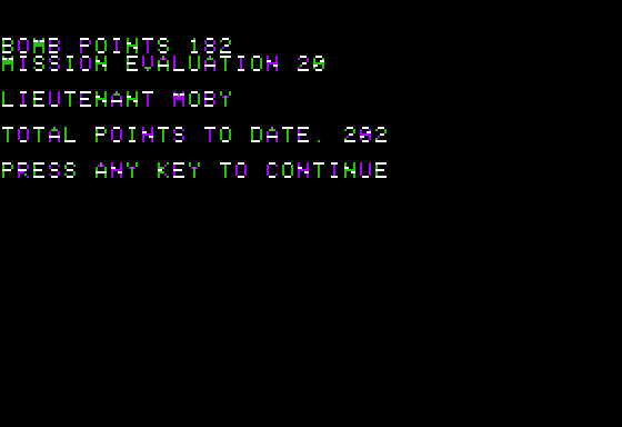 50 Mission Crush Screenshot 9 (Apple II)
