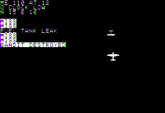 50 Mission Crush Screenshot 13 (Apple II)