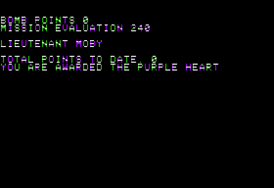 50 Mission Crush Screenshot 20 (Apple II)