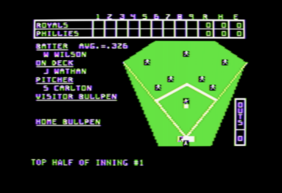 Computer Baseball Screenshot