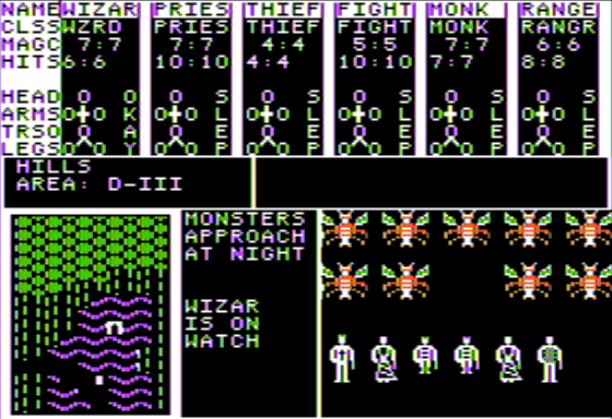 Phantasie III: The Wrath Of Nikademus Screenshot 5 (Apple II)