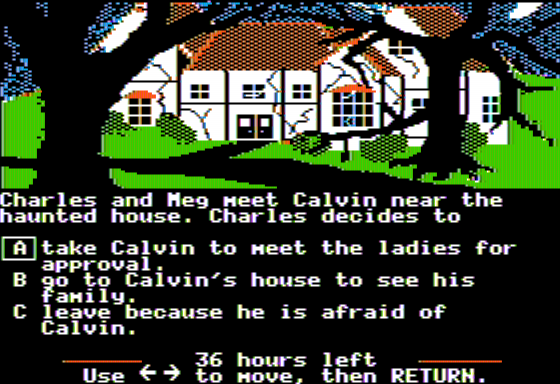 A Newbery Adventure: A Wrinkle in Time Screenshot 5 (Apple II)