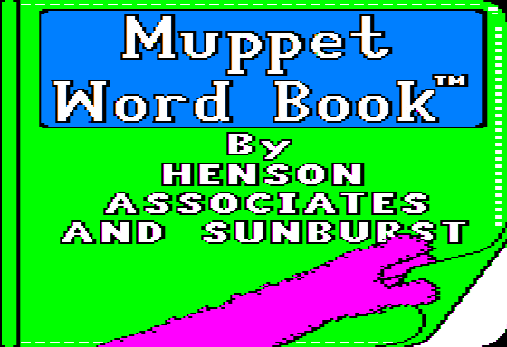 Muppet Word Book Screenshot