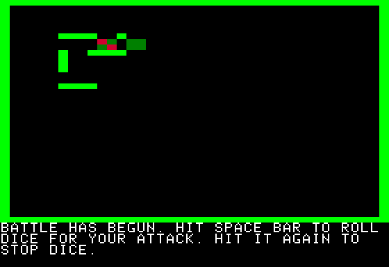 Dungeon Campaign Screenshot 5 (Apple II)